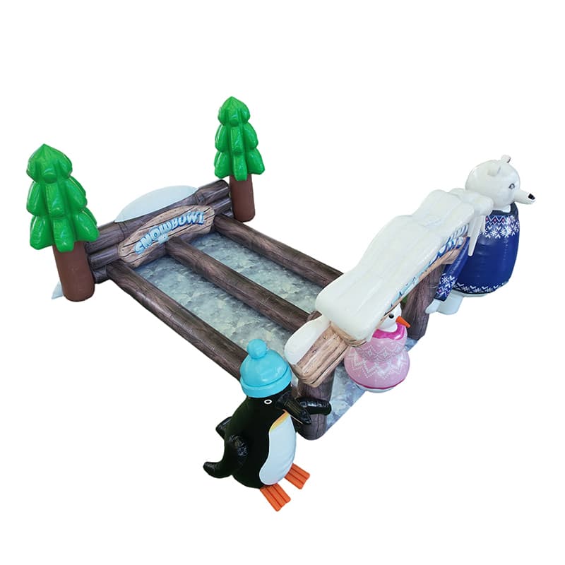 Inflatable Snow Bowl Bowling Game